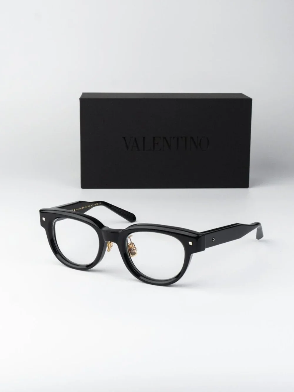Valentino Women Eyeglasses Black Square V-ESSENTIAL-V VLX-163 A-AF